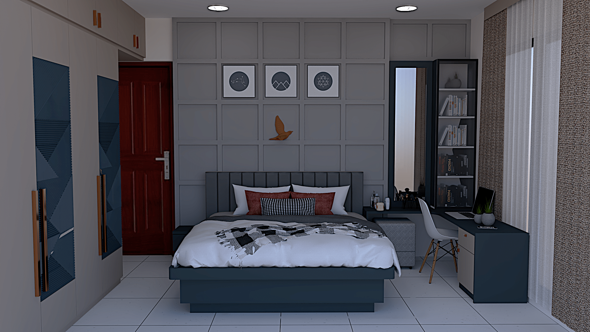 Master Bedroom by Tatsavi Spaces