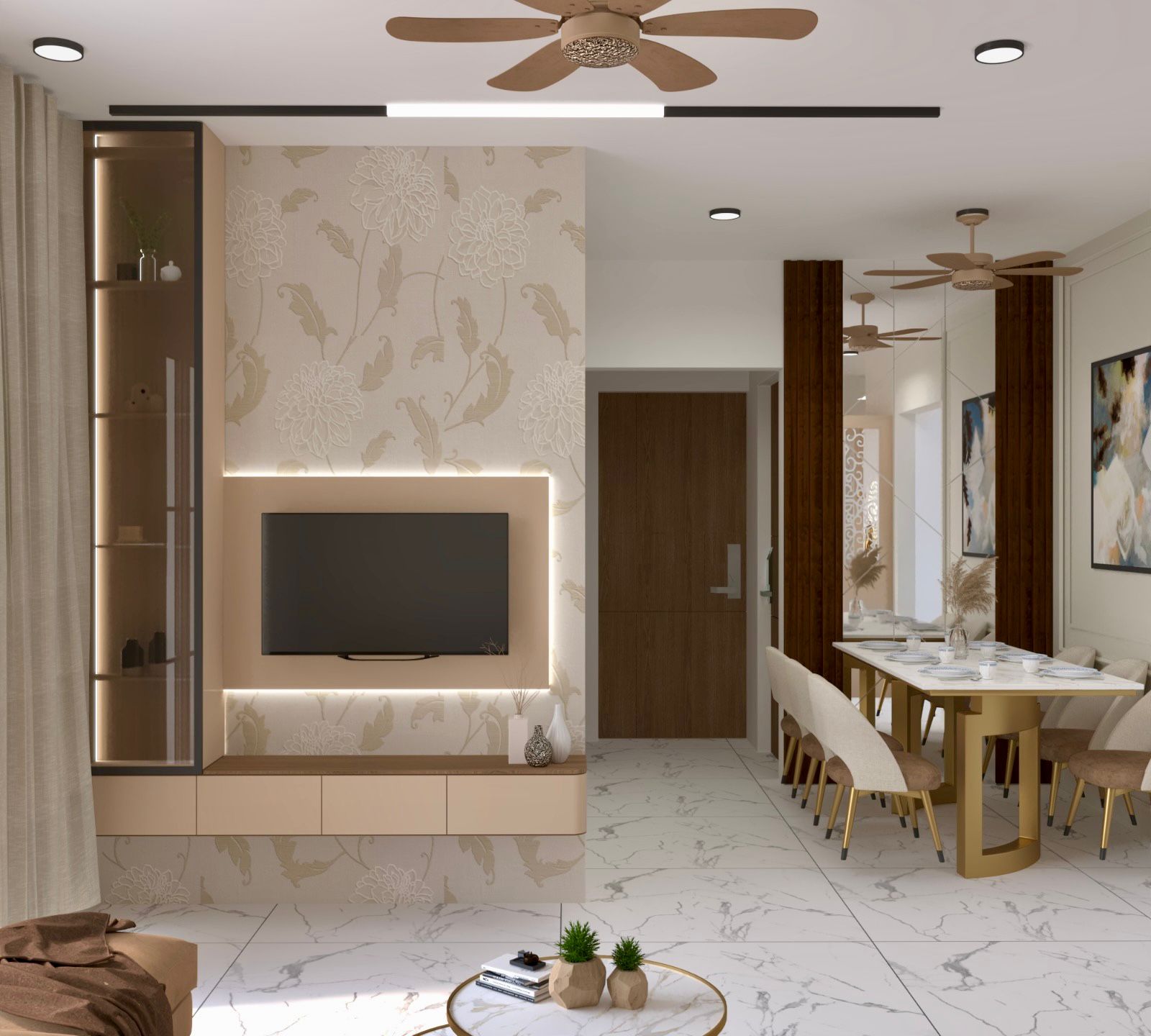 interior design services in pune - TV unit Designs by Tatsavi Spaces