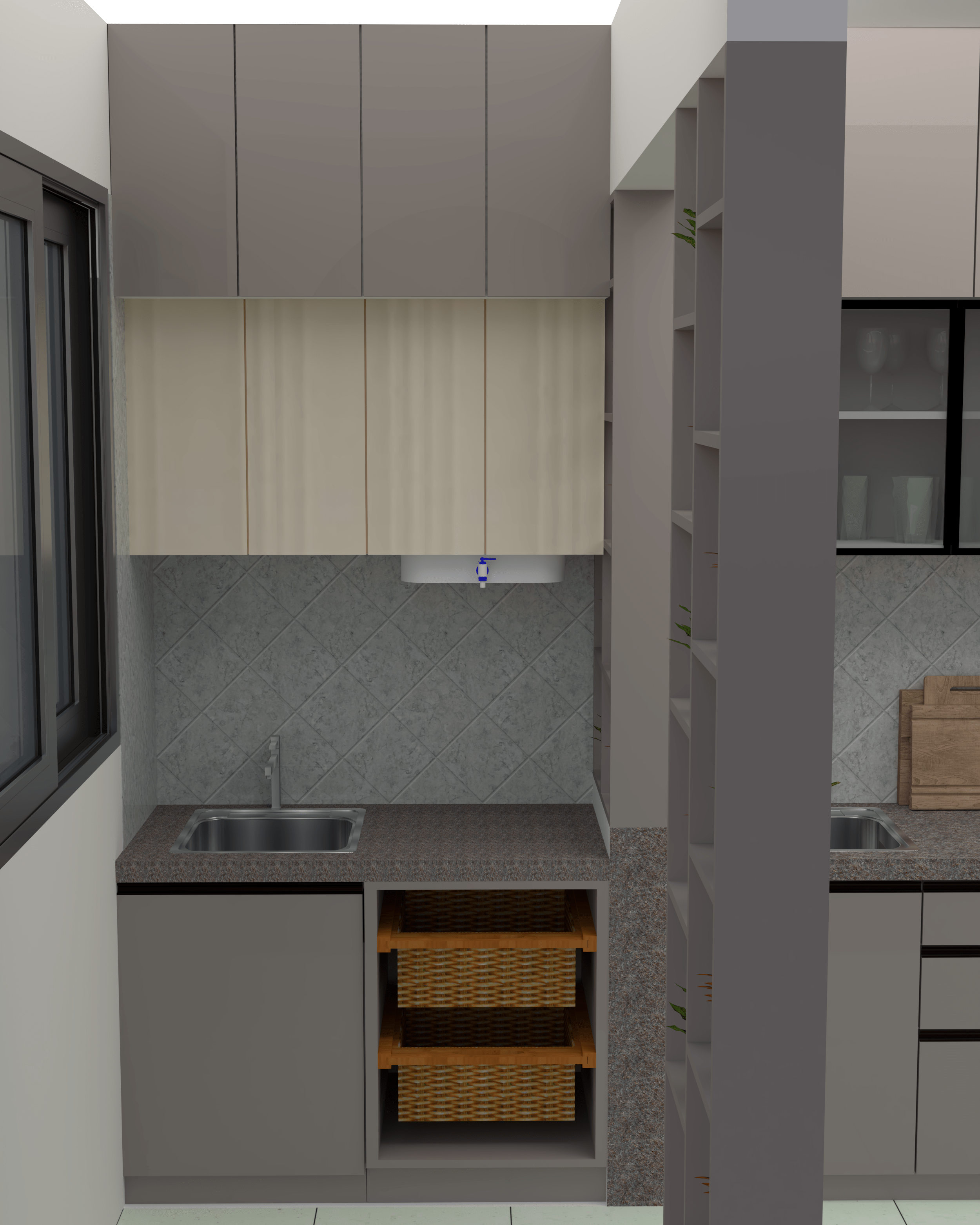 Dry balcony by Tatsavi Spaces