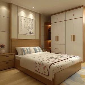 interior design services in pune -Bedroom design idea by tatsavi spaces