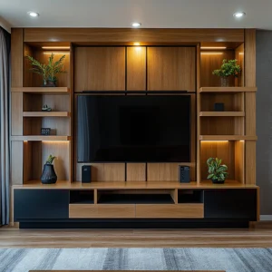 TV unit Designs by Tatsavi Spaces