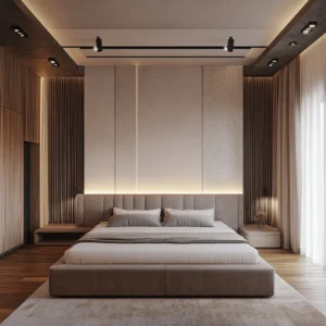 Master Bedroom Interior Design by Tatsavi Spaces