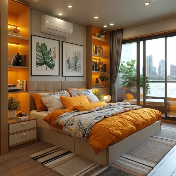 Master Bedroom Interior Design by Tatsavi Spaces