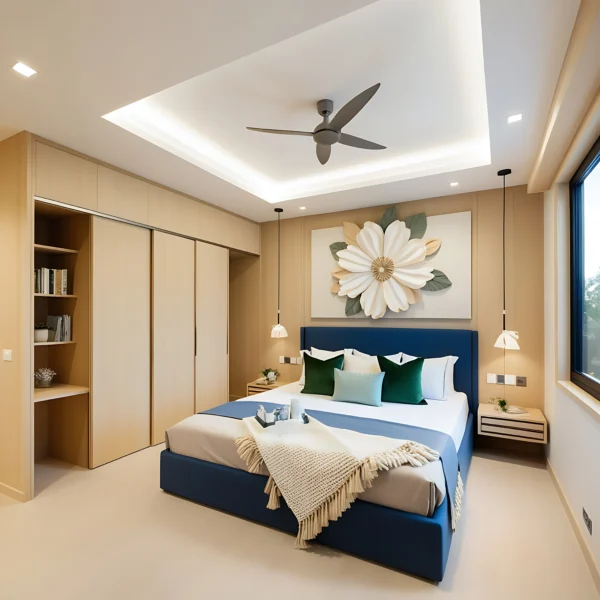 Master Bedroom Interior Design by Tatsavi Spaces
