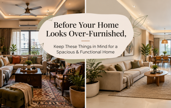 Before Your Home Looks Over-Furnished, Keep These Things in Mind for a Spacious, Practical Home
